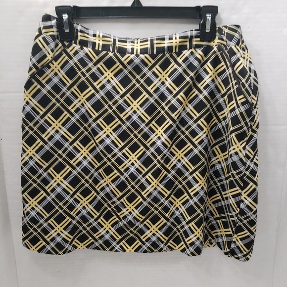 Coral Bay Golf Womens Skirt Skort Shorts Black 12 - Picture 12 of 13